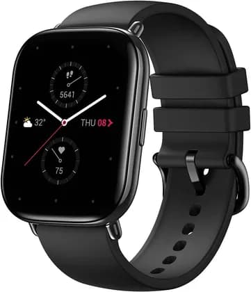Zepp E Square Smart Watch, 1.65 Inch Amoled Display, Stainless Steel Body, Heart Rate And SpO2 Monitoring, Sleep Tracking, 5ATM Water Resistance, Black | A1958ONYXBLACK