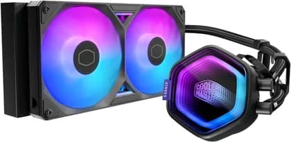 Cooler Master Masterliquid 240 Atmos II ARGB, Fan Speed 2500 RPM, Airflow 240.35, Noise Level 36dBa, Loop Dynamic Bearing, 7-Pin Connector, Black | MLX-D24M-A25SZ-R1