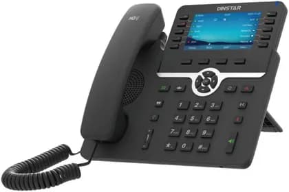 Dinstar C66GP SIP IP Phone, HD SIP Desk Phone with 4.3″ Color Display, PoE Support, Dual Gigabit LAN, Bluetooth & Wi Fi Ready, Programmable Keys, HD Audio, Ideal for Business, Black | C66GP