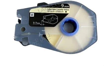 Canon Label Tape Cassette, Width 9mm for Canon MK-3000 & MK-5000, Yellow | Canon9mm-Yellow