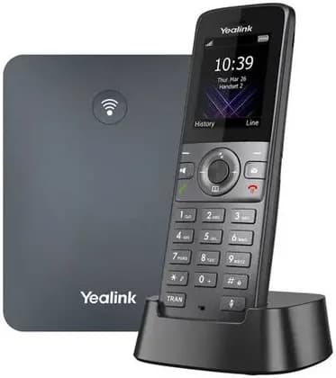 Yealink W74P DECT Phone System, Long Range Wireless SIP Handset with HD Audio, Up to 30 Hour Talk Time, Expandable Multi Base Support, Backlit Display & Easy Installation for Business/Office