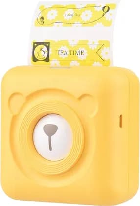 PeriPage Bisofice Mini Printer, PeriPage A6 Pro 304DPI, Pocket HD Wireless BT Thermal Printer Picture Photo Label Memo Notes Journal Receipt Paper, Yellow | UY0705