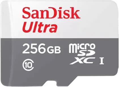 SanDisk 256GB Ultra microSDXC UHS-I Card A1 Class 10 120MB/s, SDSQUNR-256G-GN3MN