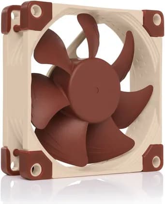 Noctua NF-A8 PWM Case Fan, 80mm Fan Size, 2200 RPM Fan Speed, 32.67 CFM Fan Airflow, 17.7 dB(A) Noise, SSO2 Bearing Type, Brown | NF-A8 PWM