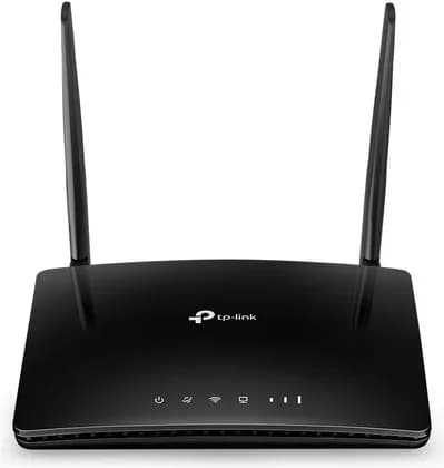 TP-Link Archer MR402 AC1200 4G LTE Router, Dual-Band Wi-Fi 1200 Mbps, 300 Mbps 2.4GHz + 867 Mbps 5GHz, 150 Mbps 4G LTE, Up to 64 Devices, 2 Detachable LTE Antennas, SIM Card Slot, Black | ARCHER MR402