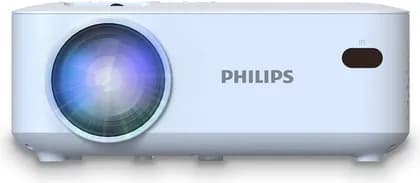 Philips NeoPix 100 Home Projector, Up to 65" Projection Image Size, 65" @ 83" Projection Distance, Built-in Stereo Speakers, Advanced LED Light Source, USB, HDMI, White | NeoPix-100