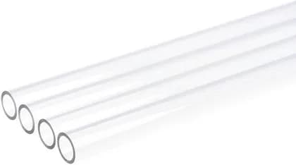 Alphacool HardTube 16/13mm Acrylic PMMA Clear 80cm Set 4, Rigid Hardline Tubing 320cm Total Length for Custom PC Liquid Cooling Systems | 18444