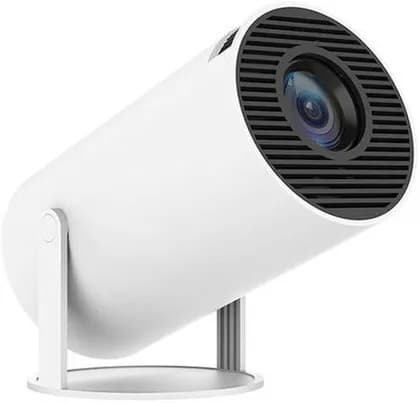 Generic Mini Portable Smart Projector, HD Video Resolution, 120 ANSI, Wi-Fi Connectivity, Bluetooth, Compatible With Android/iOS/Windows/TV Stick/HDMI/USB/Audio 3.5, White