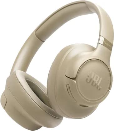 JBL Tune 730BT Wireless Over-Ear Headphones, JBL Pure Bass Sound, Up to 76 Hours Battery Life, Bluetooth 6, Lightweight Foldable Design, 2 Built-in Mics with VoiceAware, Beige | JBLT730BTBEG