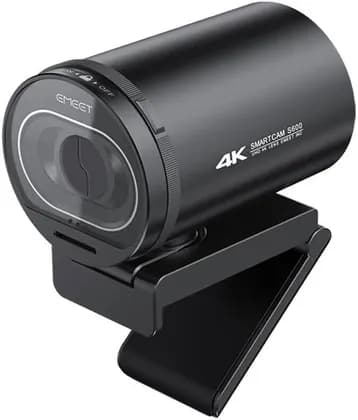 EMEET SmartCam S600 Webcam, 4K Ultra HD 2160P@30FPS Max Resolution, Adjustable 40°-73° Field Of View, Fast Autofocus, Auto Light Correction, Dual Noise-Cancelling Microphones, Black | S600