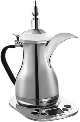 Gulf Dalla GA-C91941 Smart Electric Coffee Kettle, 700ml Capacity, Keep-Warm Feature, Automatic Shut-Off Function, Boil-Dry Protection, Traditional Long-Spout "Dallah", Stainless Steel | GA-C91941