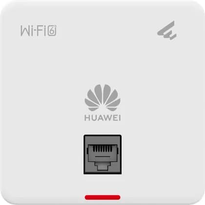 Huawei eKitEngine AP160 Wi Fi 6 Wall Plate Access Point, Dual-radio mode 2.4 GHz (2x2) + 5 GHz (2x2), Providing Maximum Rate of 575 Mbps & 1.2 Gbps, Built-in Smart Antenna, 8 mm Panel | AP160