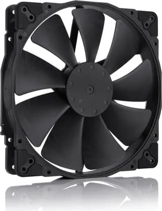 Noctua NF-A20 PWM chromax.black.swap Case Fan, 200mm Fan Size, 800 RPM Speed, 86.46 CFM Airflow, SSO2 Bearing Type, AAO Frame Technology, 4-pin PWM Connector, Black | NF-A20 PWM CH.BK.S