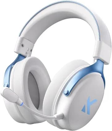 MCHOSE V9 Pro Wireless Gaming Headset, 53mm Driver, TOPSPEED Wireless Technology, EQ Adjustment, Noise Reduction, 7.1 Surround Sound, Tri-Mode Connectivity, 2000mAh Battery, Sky White | HW-V9-3