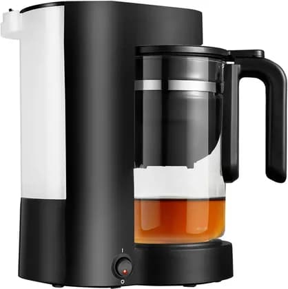 LePresso Duo Brew Coffee & Tea Maker Black, 750mL Water Tank, 730-870W, 75°C Brewing & 72°C Keep Warm, Permanent Filter, Heat-Resistant Glass, Overheat Protection, UK 3-Pin Plug | LPCFFM0021