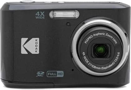 Kodak PIXPRO FZ45 16.4 Megapixel Digital Camera, 2.7" LCD, 16.35 MP Sensor, 4x Optical Zoom, Wide Shooting Modes, Face & Pet Detection, Digital Image Stabilization, Black | FZ45BK