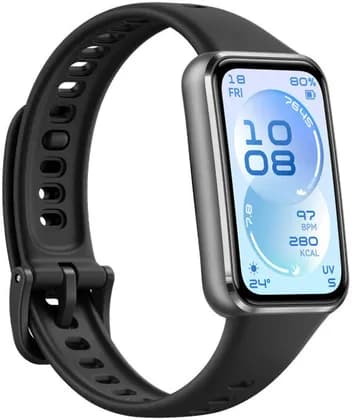 Huawei Band 11 Smart Band, 1.62 Inch AMOLED Display, Bluetooth 6.0, Heart Rate SpO2 Monitoring, 5ATM Water Resistant, 14 Day Battery Life, Lightweight, Polymer Case, Black | Band-11