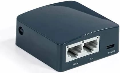 GL.iNet Shadow Mini Travel Router, N300 2.4GHz WiFi, OpenWrt Pre Installed, OpenVPN & WireGuard Support, USB 2.0 Port, Repeater Bridge, VPN Client & Server, Pocket Size, Grey | GL-AR300M16