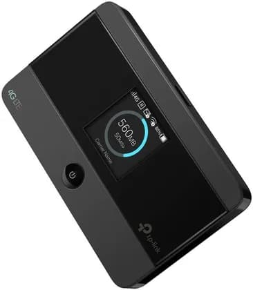 TP-Link M7352 4G LTE Mobile Wi-Fi, Wi-Fi 6 AX300, 150Mbps LTE Cat4, 287Mbps 2.4GHz, Nano SIM, microSD 2TB, LCD Display, 2100mAh, USB-C, 10Hrs, 10 Devices, tpMiFi App | M7352
