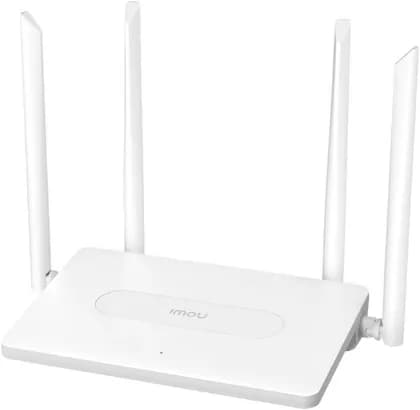 Imou HR12G-A AC1200 Gigabit Dual Band WiFi Router, WiFi 5 Router, 1200Mbps Wireless Speed, 4 External 5dBi Antennas, IMOU Link 2.0 Mesh Support, WiFi Auto Sync, White | HR12G-A