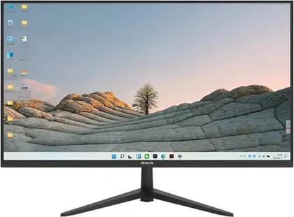 Aiwa MF2203-V Flat Slim Monitor, 22" FHD IPS Display, 75Hz Refresh Rate, 5ms (OD+) Response Time, Free-Sync Technology, 1000 1 Contrast Ratio, Support VESA, Frameless, HDMI+VGA, Black | MF2203-V