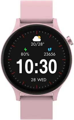 Porodo Essential Pulse Smart Watch 1.38" HD Display, Bluetooth Calling Fitness Tracker, Heart Rate Sleep Monitor, IP67 Waterproof, Android iOS Compatible, Long Battery Life, Pink | PDSWEP2230PK