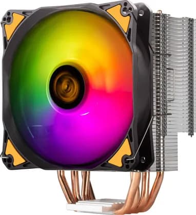SilverStone AR12 TUF ARGB CPU Air Cooler, Advanced Copper Heat-Pipe, Direct Contact (HDC), 120mm PWM Fan, 300-2200 RPM Speed, Compatible With LGA1700 | SST-AR12-TUF