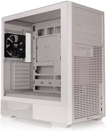 Thermaltake Retro 360 TG Mid Tower PC Case, ATX/Micro-ATX, Retro Front Panel, 4mm TG Side, 2x 120mm Fans, 360mm AIO, USB-C, 400mm GPU, 170mm CPU, Beige | CA-11Q-00MQWN-00