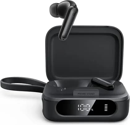 Anker Soundcore P41i Earbud, 11mm Composite Drivers, Adaptive Noise Cancelling, 6 Microphones, Built-in Phone Stand, Al Noise Reduction, 3000mAh Battery Capacity, Black | P41i