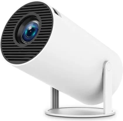 Generic HY300 Pro Android Projector, 160 ANSI Lumens, LCD Type, 1500 1 Contrast Ratio, 3D Ready, Internet Ready, Internet Built-In, Built-In Speakers, HIFI Stereo, White | HY300-Pro