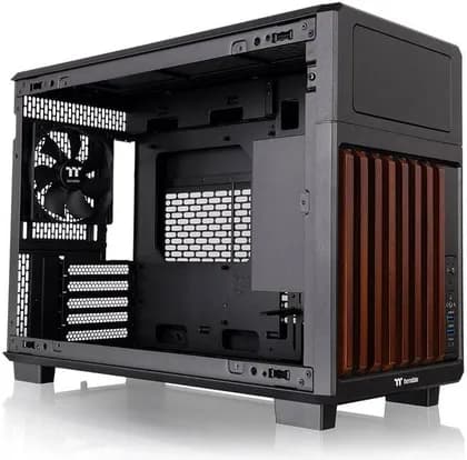 Thermaltake TR200 WS Micro Chassis, Workstation Micro-ATX PC Case, 360mm Radiator Support, 365mm GPU Clearance, 5.25 Inch ODD Bay, USB Type-C, Black | CA-11L-00S1NN-WS