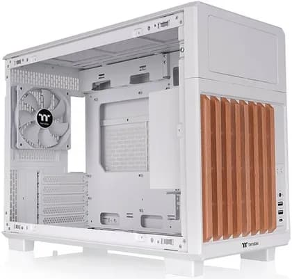 Thermaltake TR200 WS Micro Chassis, Workstation Micro-ATX PC Case, 360mm Radiator Support, 365mm GPU Clearance, 5.25 Inch ODD Bay, USB Type-C, White | CA-11L-00S6NN-WS