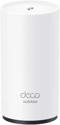 Deco Outdoor X3000 Whole Home Mesh WiFi 6 Unit, 2 Gigabit PoE Ports, 802.3at PoE+, Weatherproof, Works with All Deco Mesh Wi-Fi, White | Deco X50-Outdoor