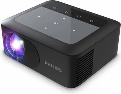 Philips NeoPix 110, True HD 720p Mini Video Projector with intergrated Dual Band Wi-fi Screen mirroring | NPX110/INT