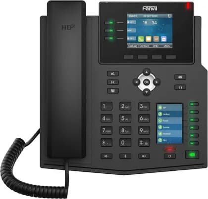 Fanvil X4U Gigabit SIP Enterprise Desktop Phone with Dual-Color LCD Display