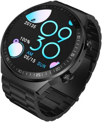 G-Tab GT3 Pro Max Smartwatch, 1.69" AMOLED, Bluetooth Calls, Heart Rate & Sleep Monitoring, Music Control, Fitness Tracking, Long Battery Life, Android & iOS Compatible, Black | GT3 Pro Max