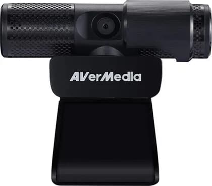 AVerMedia Live Streamer CAM 313, Full HD 1080P Streaming Webcam, Privacy Shutter, Dual Microphone, 360 Degree Swivel Design, Exclusive AI Facial Tracking Stickers. | 40AAPW313ASF