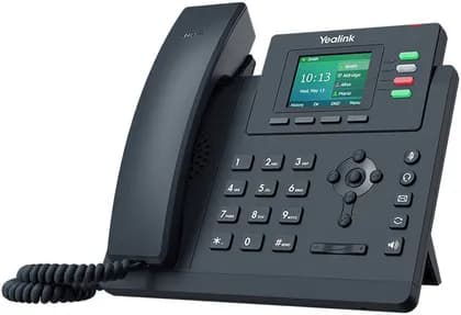 Yealink SIP Entry-Level IP Phone With 4 Lines & Color LCD, Yealink HD Voice, PoE Support, Unified Firmware, Dual-Port Gigabit Ethernet, 5-Way Conferencing, Wall Mountable | SIP-T33G