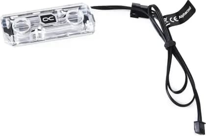 Alphacool HDX Apex Acrylic aRGB M.2 2280 SSD Water Cooler Nickel-Plated Copper Block, Clear Acrylic Top, 3 Addressable LEDs, 2 G1/4″ Ports, Clear | 11969