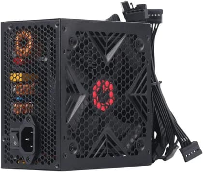 GAMEON - SPY2 ATX 650 WATTS 80 PLUS BRONZE Value Gaming Power Supply, 220V Voltage, Double PCB Design, Low Power Consumption, SMD Manufacturing Process Complete protection, Black | GO-SPYATX650W