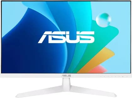 ASUS VY249HF-W Eye Care Gaming Monitor, 24" IPS Display, FHD Resolution, 100Hz Refresh Rate, 1ms (MPRT) Response Time, Adaptive Sync, Low Blue Light, Eye Care+ Technology, White | VY249HF-W