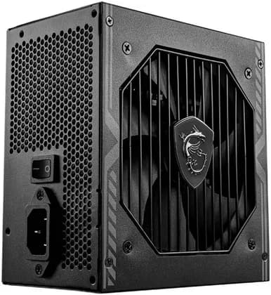 MSI MAG A750BN Non-Modular Power Supply, 750W Power, 80 PLUS Bronze Certified, PCIE 5.0 Ready, 120MM Sleeve Bearing Fan, Active PFC, DC - DC Circuit Design, Sleeved Cables, Black | 306-7ZP2C18-CE0