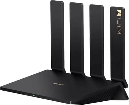 HUAWEI WiFi BE3 Pro Router, 4 External Antennas, 2.4GHz & 5GHz Wireless Bands, 128MB Internal Storage, 256MB Memory, 2 x 2.5 GE WAN/LAN, 2 x GE WAN/LAN, Wi-Fi 7, Black | BE3-PRO
