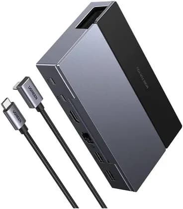 UGREEN Steam Deck Docking Station with 4K 120Hz HDMI, USB-C 3.0, USB-A Ports and Gigabit Ethernet for Handheld Gaming Consoles | 75126