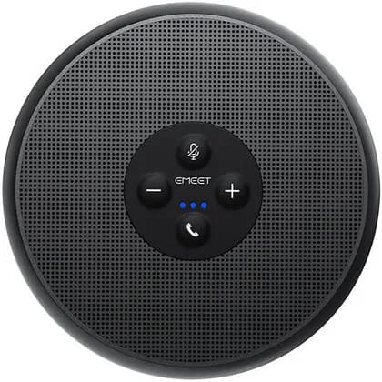 EMEET OfficeCore M1A Speakerphone, 2x Omni-Directional Microphones, 360° Voice Pickup, Full Duplex Communication, Noise Reduction, Echo Cancellation Algorithms, Plug & Play, Black | M1A