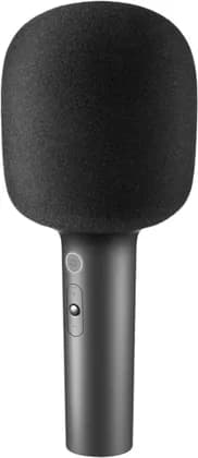 Xiaomi Karaoke Microphone, Dual 5W Speakers, 16mm Diameter Cardioid Pickup, Noise Cancellation & Anti-Whistle Technology, 9 Fun Sound Effects, Echo & Reverb Effects, Black | XMKGMKF01YM