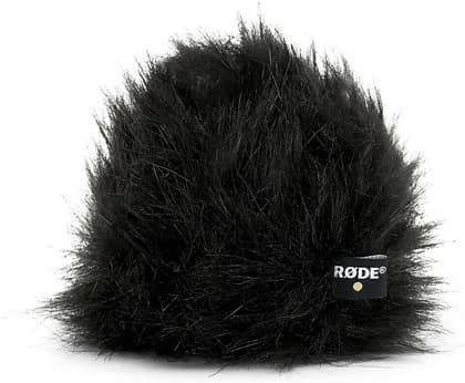 RODE DeadKitten Windshield for Stereo Microphones | Artificial Fur Windshield for Outdoor Recording & Wind Noise Reduction, Black | DK