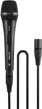 Phenyx Pro PM-26S Wired Dynamic Supercardioid Vocal Microphone, -50dB Sensitivity & Low 580 Impedance, EQ Curve, XLR Output, ON/OFF Switch, 5 Meter Cable Length, Black| PM-26S