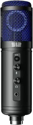 512 Audio Tempest Large-Diaphragm Studio Condenser USB Mic, 34mm Gold-Plated Capsule, Cardioid Polar Pattern, Wide Frequency Range, and Included Shock Mount | 512-UPM