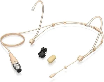 Behringer BO440 Premium Head-Worn Omni-Directional Microphone, Condenser Capsule Type, Omnidirectional Polar Pattern, Gold-Plated Mini 3-pin XLR Connector | BO440
